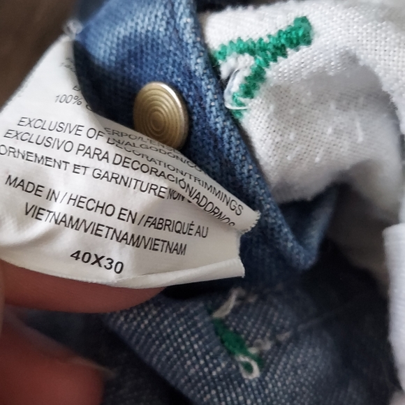 Cropped Raw Hem Liberty Bib Overalls Size 40 - Picture 11 of 16